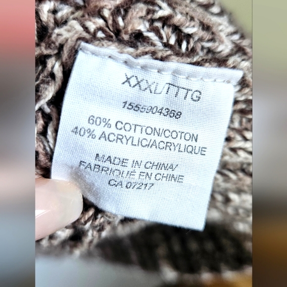 Warehouse One Open Cardigan Cozy Summer Nights XXXL - Picture 4 of 4